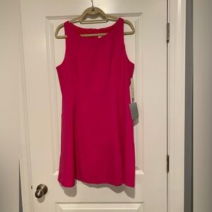 Eliza J NWT hot pink sleeveless dress